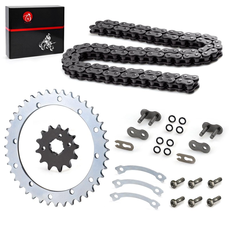 Heavy Duty O-Ring Drive Chain And Drive Sprockets Kit Compatible