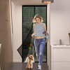 Magnetic Door Screen 90 x 230cm Black - Keep Bugs