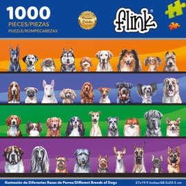 FLINK Rompecabezas de Razas de Perros