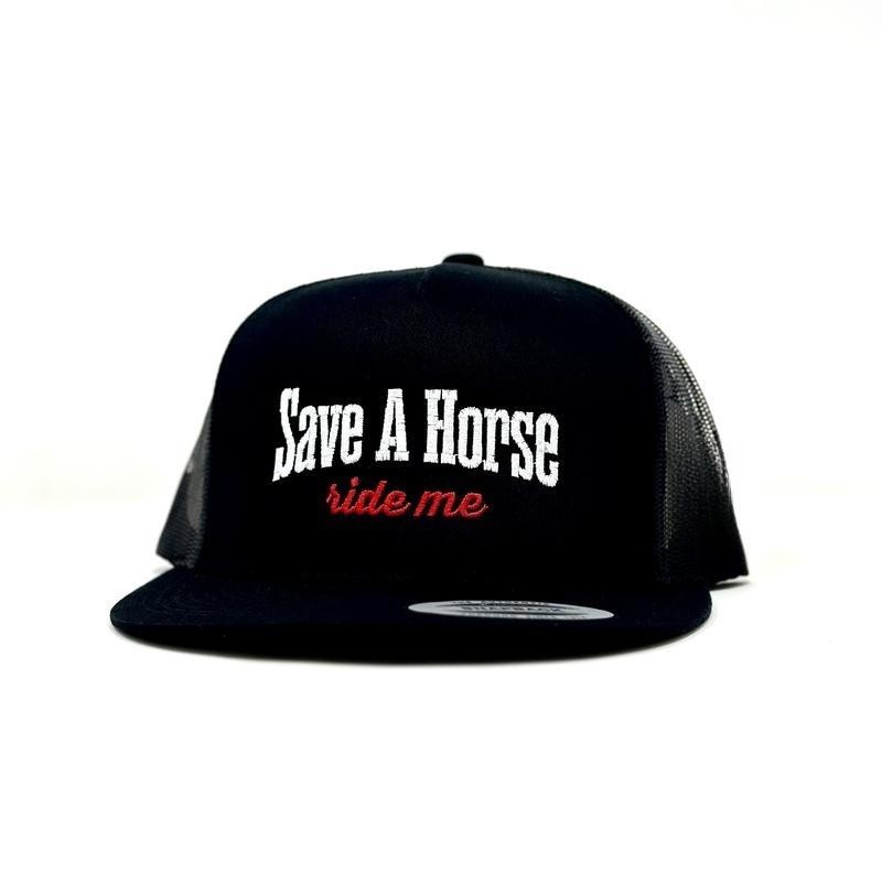 Save a Horse Ride Me Trucker Hat Funny baseball cap