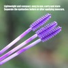 200pcs Disposable Eyelash Brush Travel Portable Lash Brush Makeup Tool