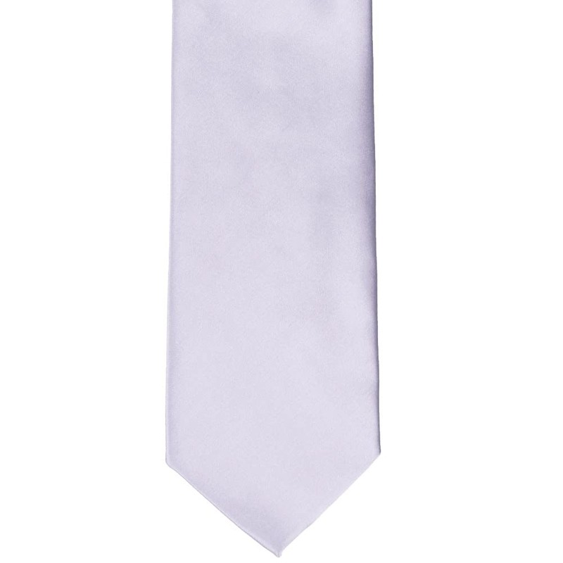 tiemart Premium Solid Color Necktie (Lilac)