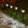 EXCMARK 10 Pack Solar Lights Outdoor Decorative Garden Yard Lights