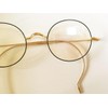 Circleperson Pure Titanium Eyeglasses Vintage round Cable temple Light Weight