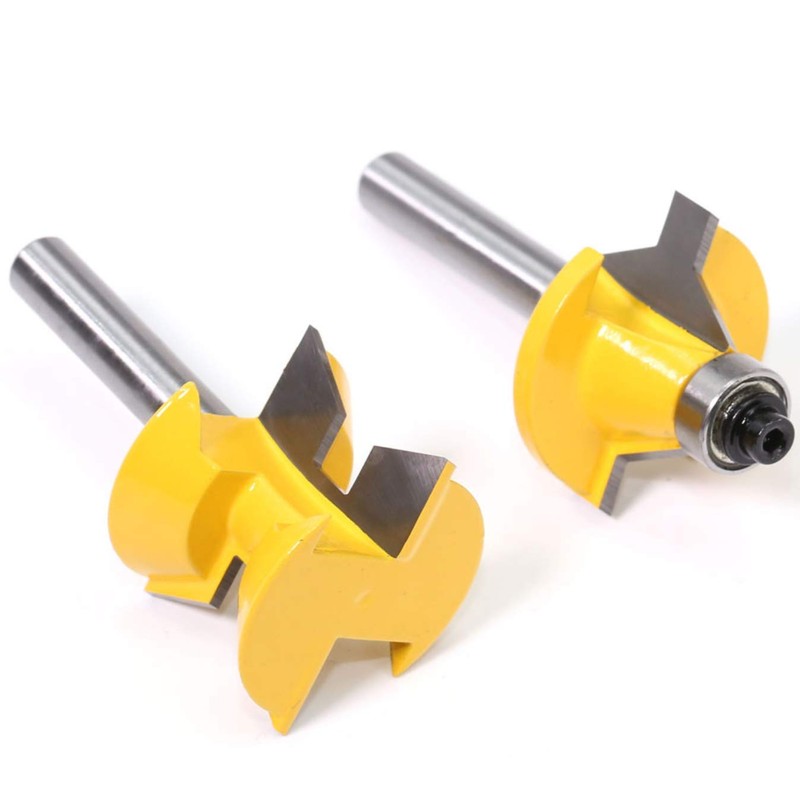 8 mm Shank Milling Cutter Set 120 Degree Groove Cutter