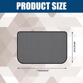 WINUERK Car Side Window Sun Shades, Magnetic Blackout Car Curtains with UV Rays Protection, Universal Car Priavcy Curtains Breathable Mesh Car Window Screen Shades for Car (Black-Rear Side)