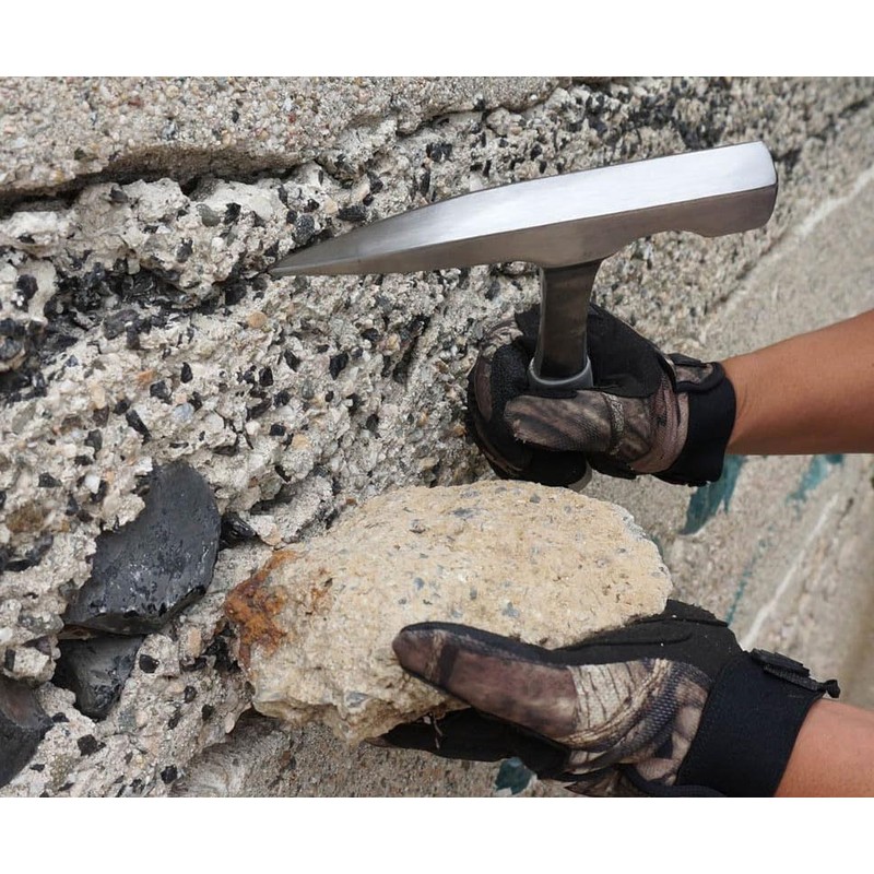 SE Solid Single Piece Drop Forged Rock Pick Hammer with