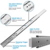 10 Inch Soft Close Drawer Slides 4 Pairs (8pcs) Side