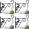 Amagabeli 4 Pack Hanging Plants Bracket 10" Planter Hooks Hangers