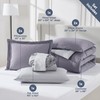 Nestl Queen Comforter Set 7 Piece - Reversible Comforters Queen