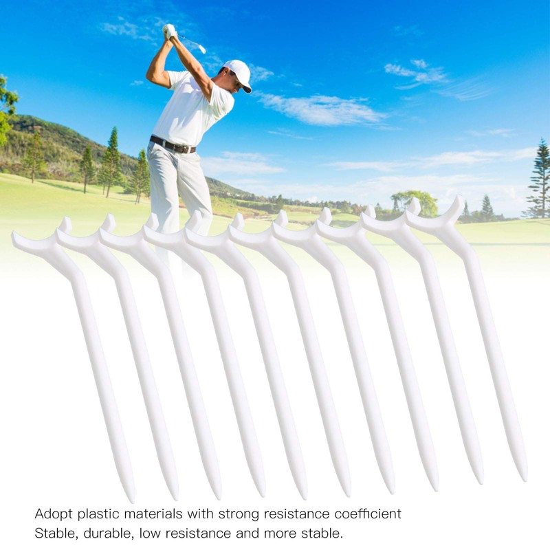 DIWR White Golf Tee, Golf Tee, White Durable Lightweight Accessory