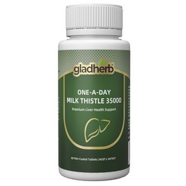 GladHerb One-A-Day Milk Thistle 35000mg 60 Tablets