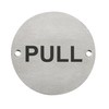 Fire Door Guru® Pull Door Sign - 76mm Disc -