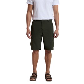 Mountain Warehouse Explore Mens Shorts - Fast Dry Shorts, Light Shrink & Fade Resistant Hiking Short Pants, 5 Pockets - Ideal Shorts for Walking, Safari, Beach Khaki Men's W28
