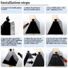 Metal Squirrel Baffle for 4x4 Post, 18 Inch Baffle for