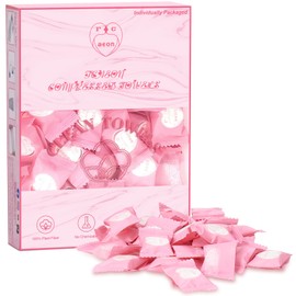 FCaeon FCaeon Compressed Disposable Face Towel Cleaning Kit 100pcs,Portable & Compact Travel Size Towel Wash Cloth Cotton Wipes Tablets Coin Tissue Towelettes for Hotel Camping Backpacking Hiking(Pink)