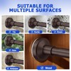 Bonpally Shower Curtain Rod, Adjustable 32-75 Inches Spring Tension Rod,