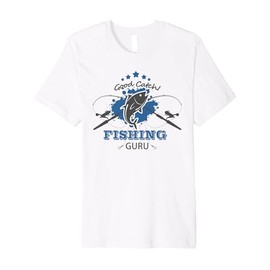 Fishing Shirt Fisherman Gifts for Fishing Guru Fish Dad Premium T-Shirt