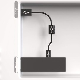 fire-Cable Power Adapter - Micro USB Cable for Streaming Sticks | Powers Device from Flat Screen TV
