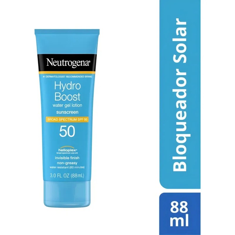 Neutrógena Bloqueador Protector Solar Hydro Boost 50 SPF Textura en