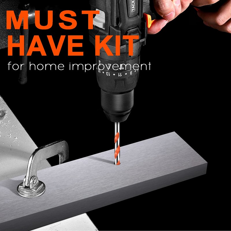 Masonry Drill Bits Set for Tile, Brick, Cement, Concrete, Glass,