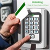 Access Control Keypad, Universal 12V 24VDC All Metal Case Digital