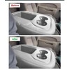 FZJDSD Light Gray Jump Seat Armrest Center Console Cover with