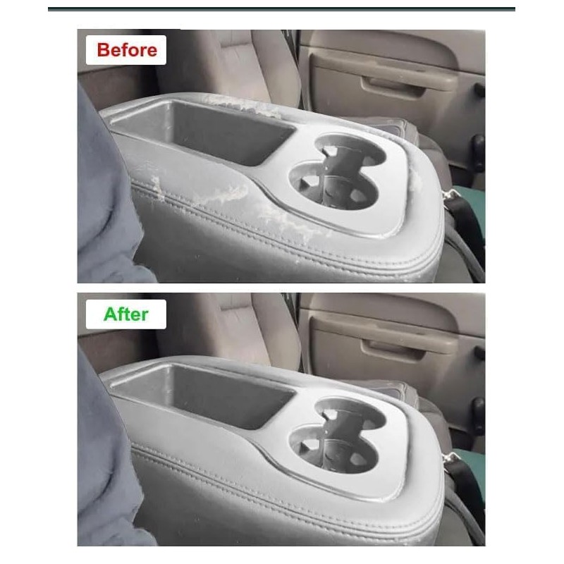 FZJDSD Light Gray Jump Seat Armrest Center Console Cover with