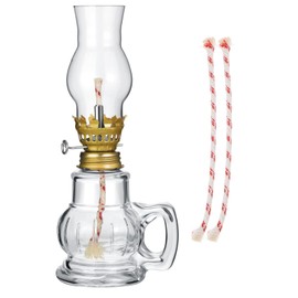 FOMIYES 1 Juego Lámpara De Aceite De Iluminación Retro Lámparas De Queroseno Rústicas Lámpara De Aceite De Queroseno Lámparas De Aceite De Cámara Lámparas De Interior Mini Vidrio Antiguo