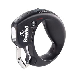 Anti Dog Theft Alarmed Handle - 3-in-1 Universal Dog Lead Handle with Built in Personal Alarm & LED Torch Light suitable for Small, Medium and Large Dogs. One-Size-Fits-All Carbine Clip.