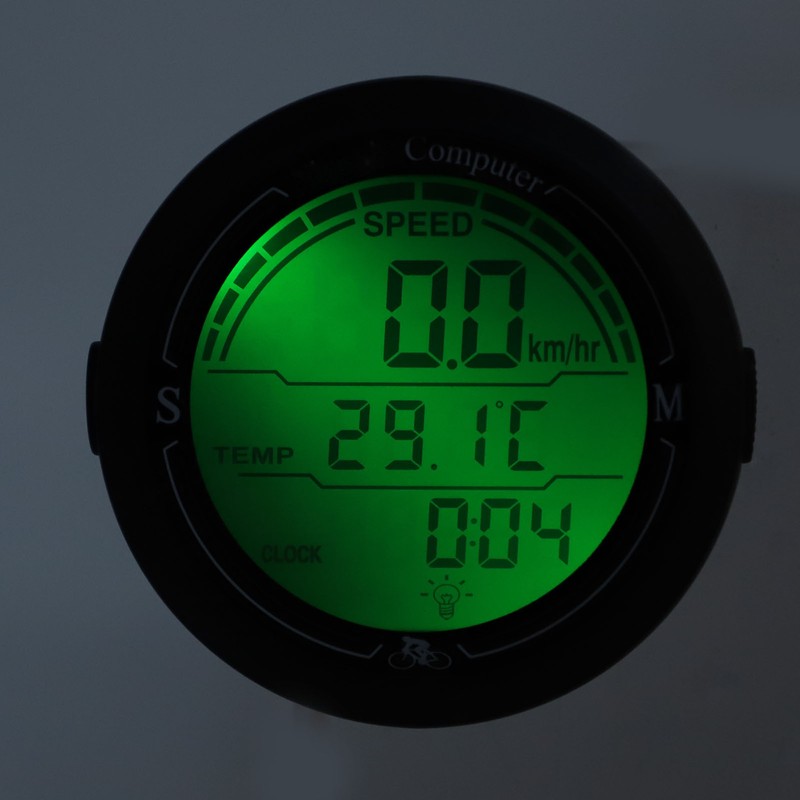 Cycling Speedometer Odometer Multi Function Electronic Speed Tester Temperature Time