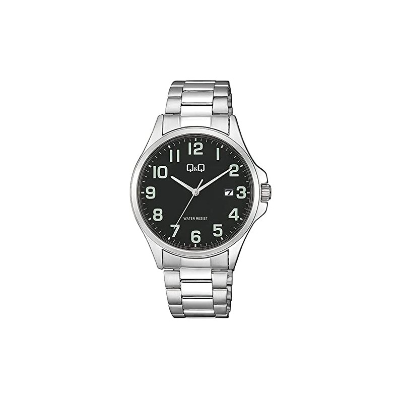 Q&Q Classic Watch A480J2XXY, silver, Strap.