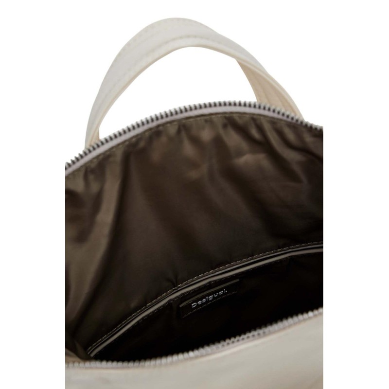 Desigual Women's Accessories Nylon Hand Bag, White, White