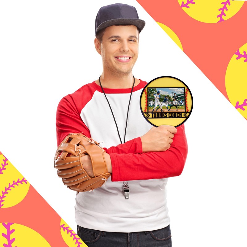 ZhowHoHo Softball 4 * 6 Frame Coach Gift from Team