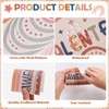 Pasimy Boho Affirmation Station Bulletin Board Set 3D Rainbow Motivational