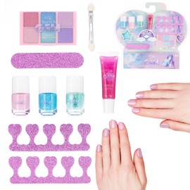 Expressions 8pc Makeup Set - "You're A Gem" Beauty Kit - Ultimate Kids Cosmetics Set Beauty Collection Starter Cosmetics For Girls