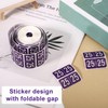 500pcs 2025 Year Stickers, 1.5x0.75in 2025 New Year Stickers File