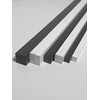 PVC Square Bar 10 x 10 mm Long 1000 mm