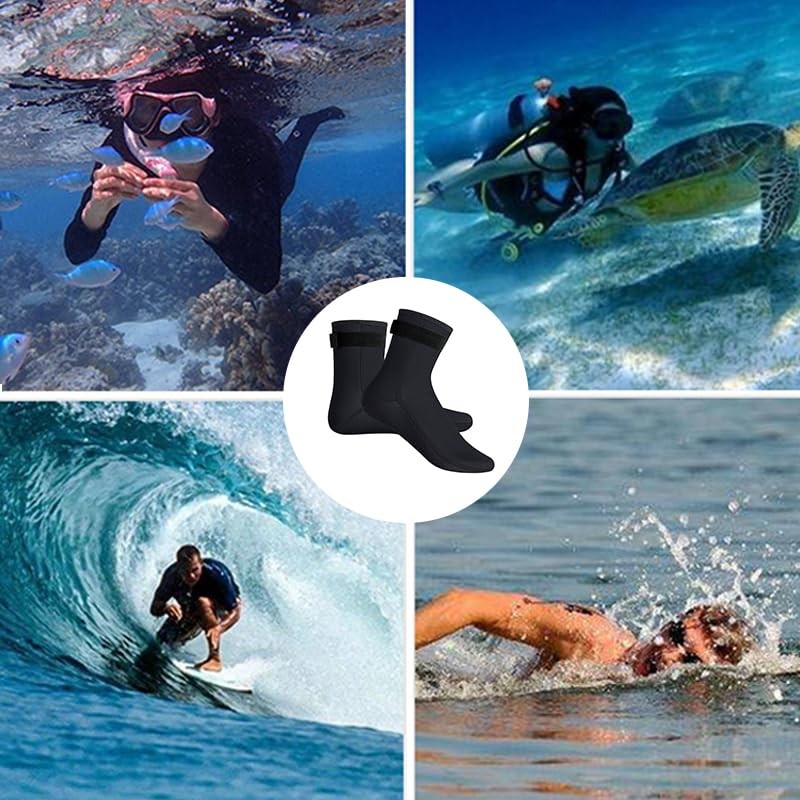 AIMALL 3mm Neoprene Diving Surfing Swim Wetsuit Snorkeling Boots Watersport
