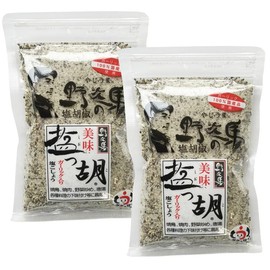 Shiokko Salt and Pepper 2 Bags (4.2 oz (120 g) x 2 Bags), Breakfast Honpo Shiokko
