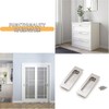 Aibeli 4.72 Inch Recessed Finger Flush Pulls for Pocket Door