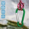 sprookber Aluminum Carabiner, Caribeener Clips, Spring Snap Hook for Keychain