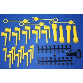 rollytoys 50101800000 Mounting Bag for Multi Trailer (Assembly Aid, Replacement Part for Rolly Toys Pedal Vehicles, Mounting Tools) Black