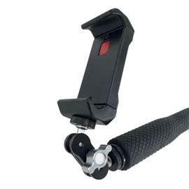 Portable Extension Rod Handle for Radiacode 102/103 Geiger Counter, Aluminium Wang for Safer Contamination Search. 36 inch (Phone holder)