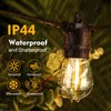 GvvooHome 48 Pack LED S14 Replacement Light Bulbs, Shatterproof Outdoor