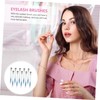 Healeved 30pcs Eyelash Extensions Brush Tube Glitter Lash and Eyebrow