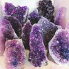 Pachamama Essentials Amethyst Cluster Cut Base from Uruguay, Rose Quartz