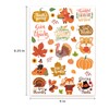 300+ Thanksgiving Day Glitter Tattoos Stickers Party Favors - Turkey