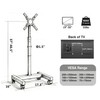 AX WABER Mobile TV Floor Stand for 19-50 inch LCD