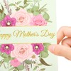 Foil Mother's Day Cards with Envelopes 12PCS Boho Flower Cards
